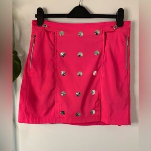 Jamie Sadock Pink Pencil Mini Skirt